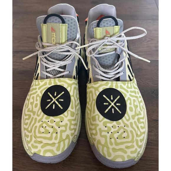Li Ning WOW7 Way Of Wade 7 Mustard Size 12 Dwyane Wade Yellowish Green NICE! - Picture 5 of 12